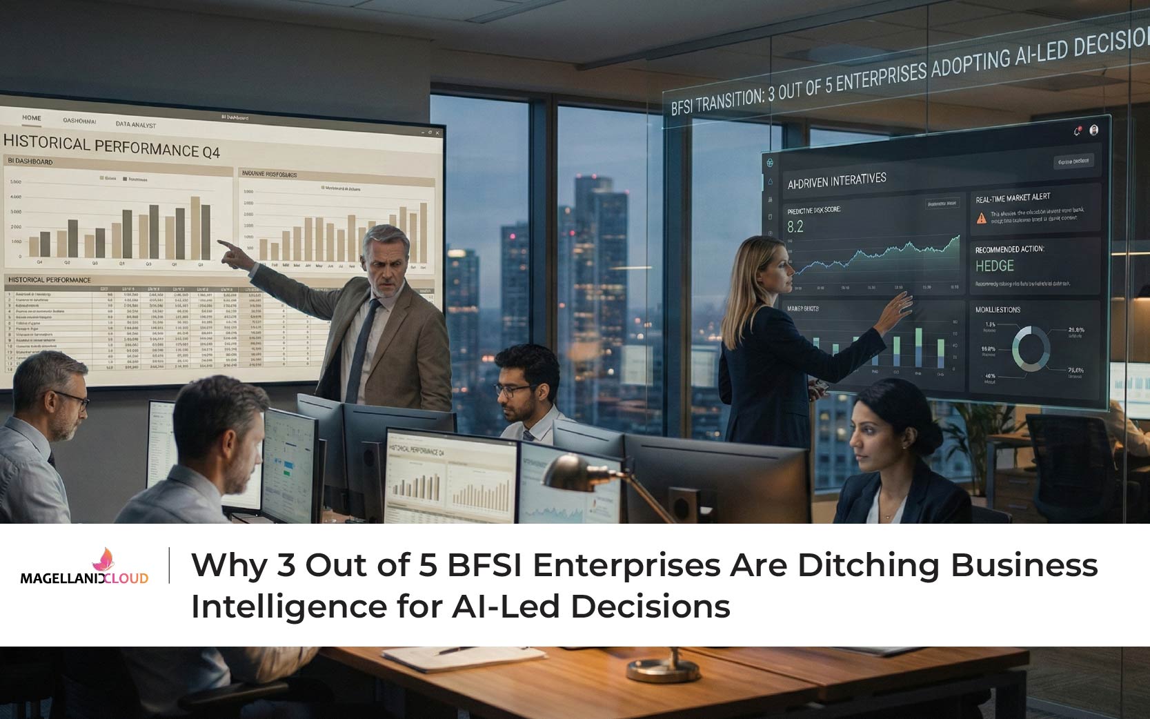 Why 3 Out of 5 BFSI Enterprises Are Ditching Business Intelligence for AI-Led Decisions?