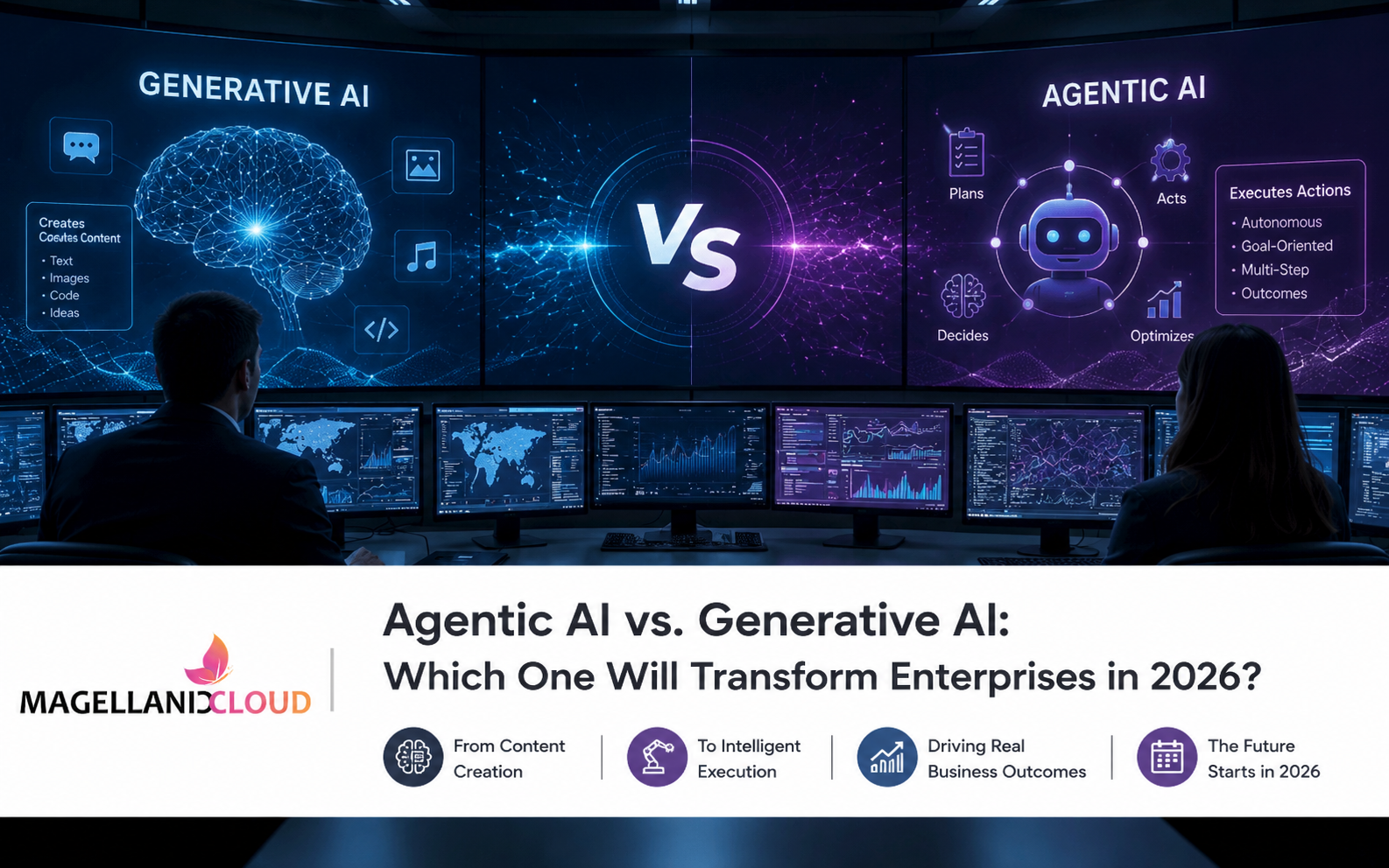 Agentic AI vs. Generative AI: Which One Will Transform Enterprises in 2026?